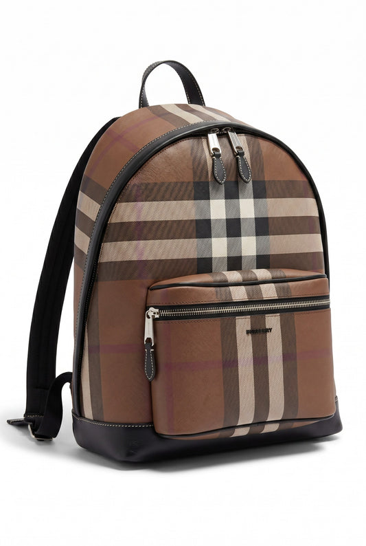 Mochila Burberry Check Birch Brown