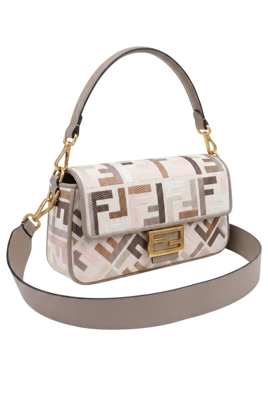 Bolsa Baguette Fendi Marrom