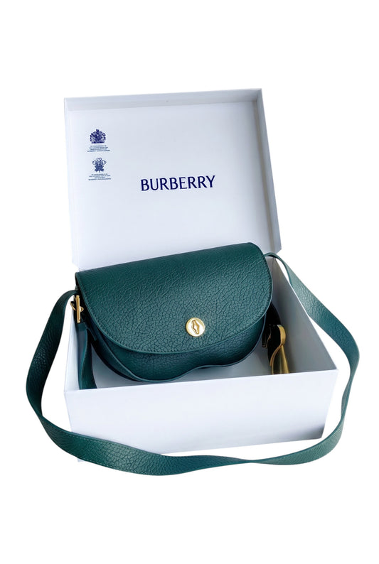 Bolso verde Burberry Chess de cuero