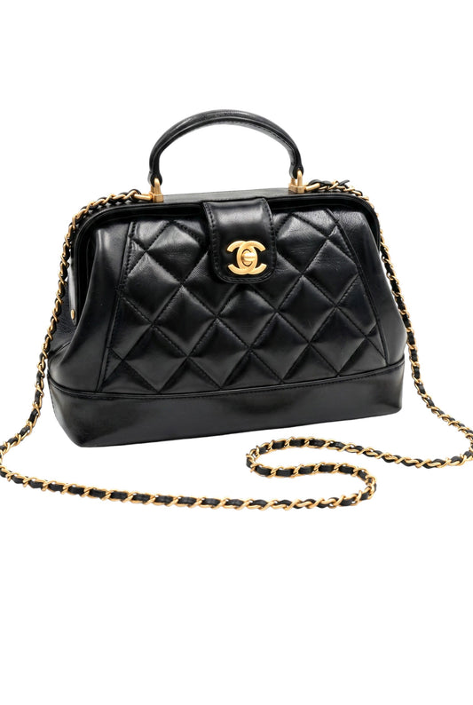 🖤 Bolsa Médica Vintage Elegance Preto