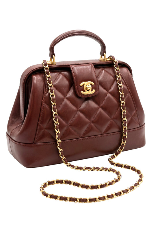 Bolsa Médica Vintage Elegance Marrom
