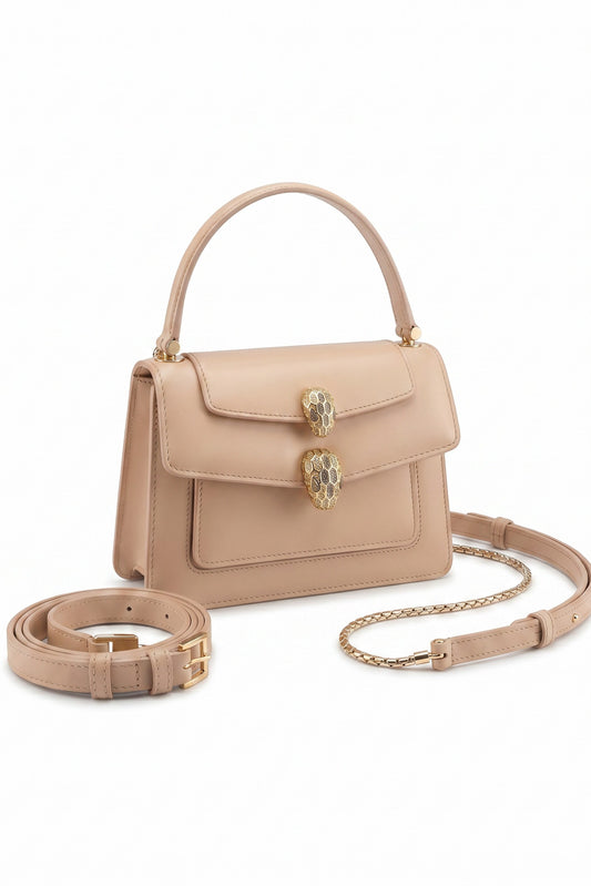 Bolsa Bvlgari beige x Alexander Wang Serpenti
