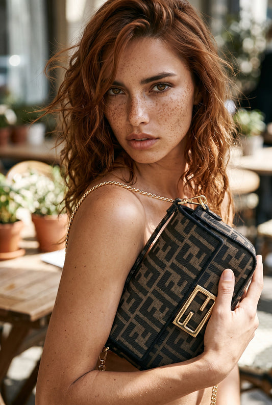 👜 Bolsa Fendi Baguette FF