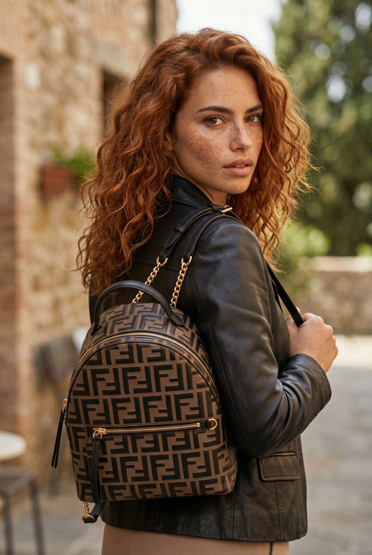 🎒 Mochila Mini Fendi FF