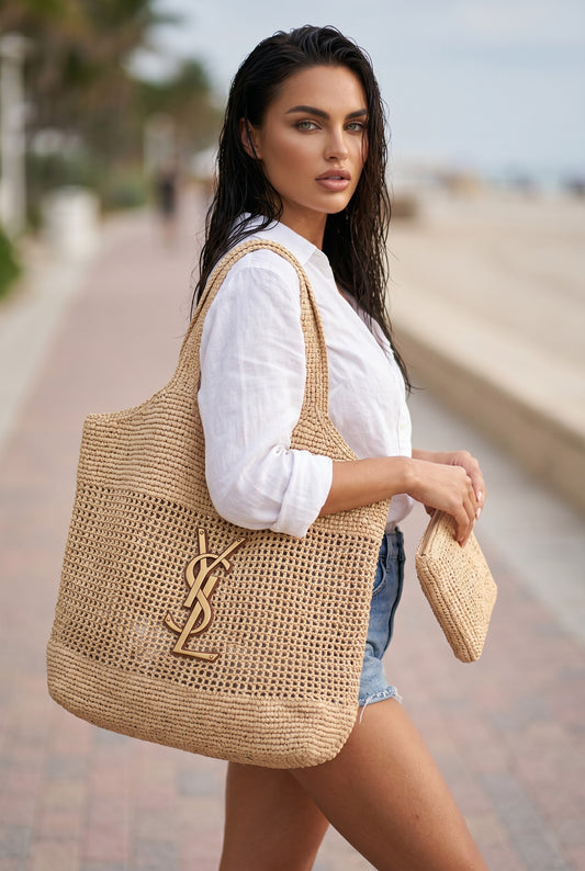 🏖️ Bolsa Icare Maxi Raffia