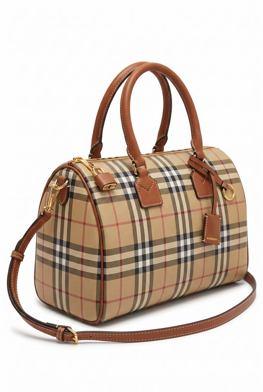 Bolso Burberry Bowling Check Vintage
