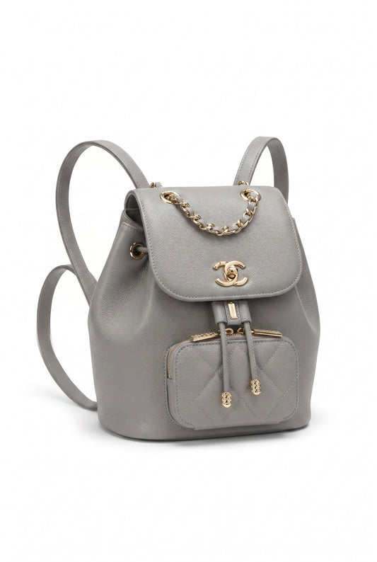 🎒 Mochila Elegance Grisalho