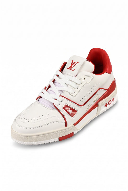 XF ORIGINAL LOUIS VUITTON TRAINER – BLACKGOURD EDITION VERMELHO