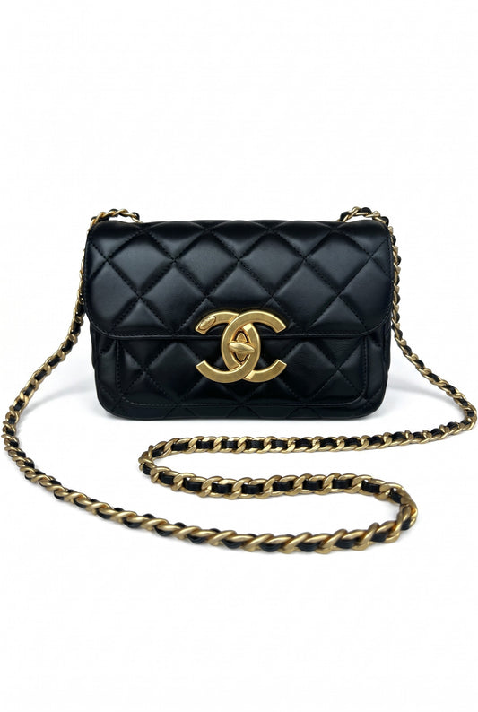 Bolso Elegance Matelassé Negro